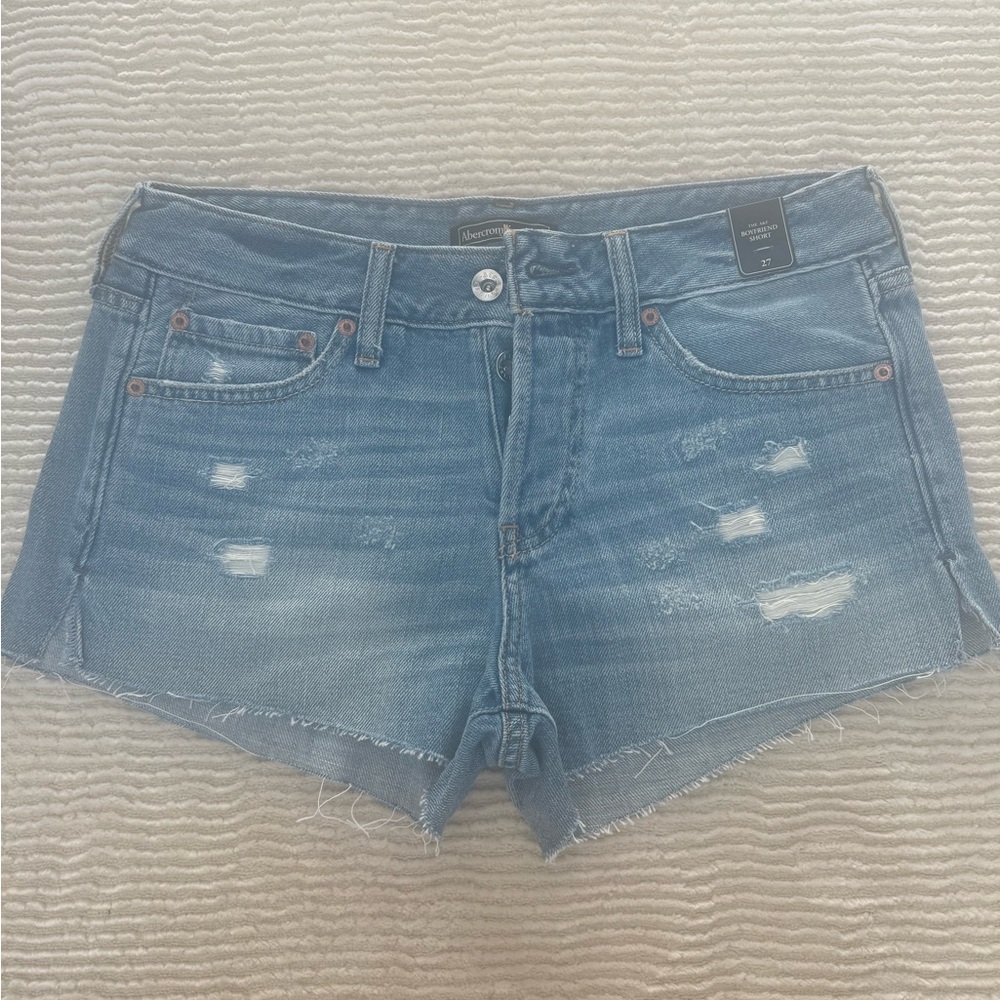 Abercrombie & Fitch NWT Denim Blue Women's Shorts